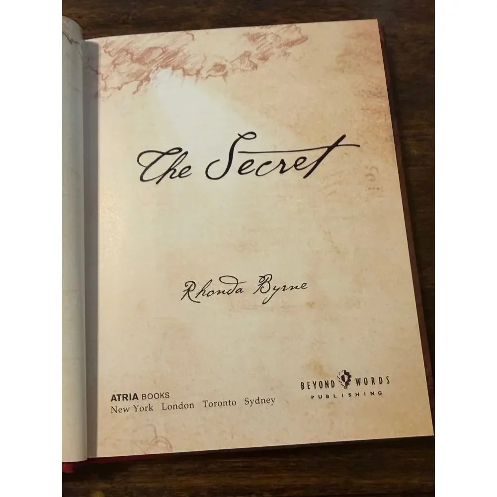 The Secret by Rhonda Byrne Hardcover Book
